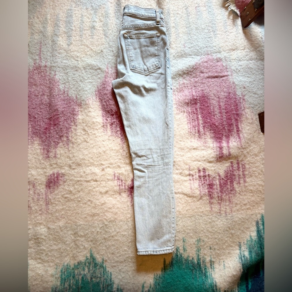 Abercrombie & Fitch Light Blue The Skinny High Rise Jeans 25 Short - Picture 4 of 6